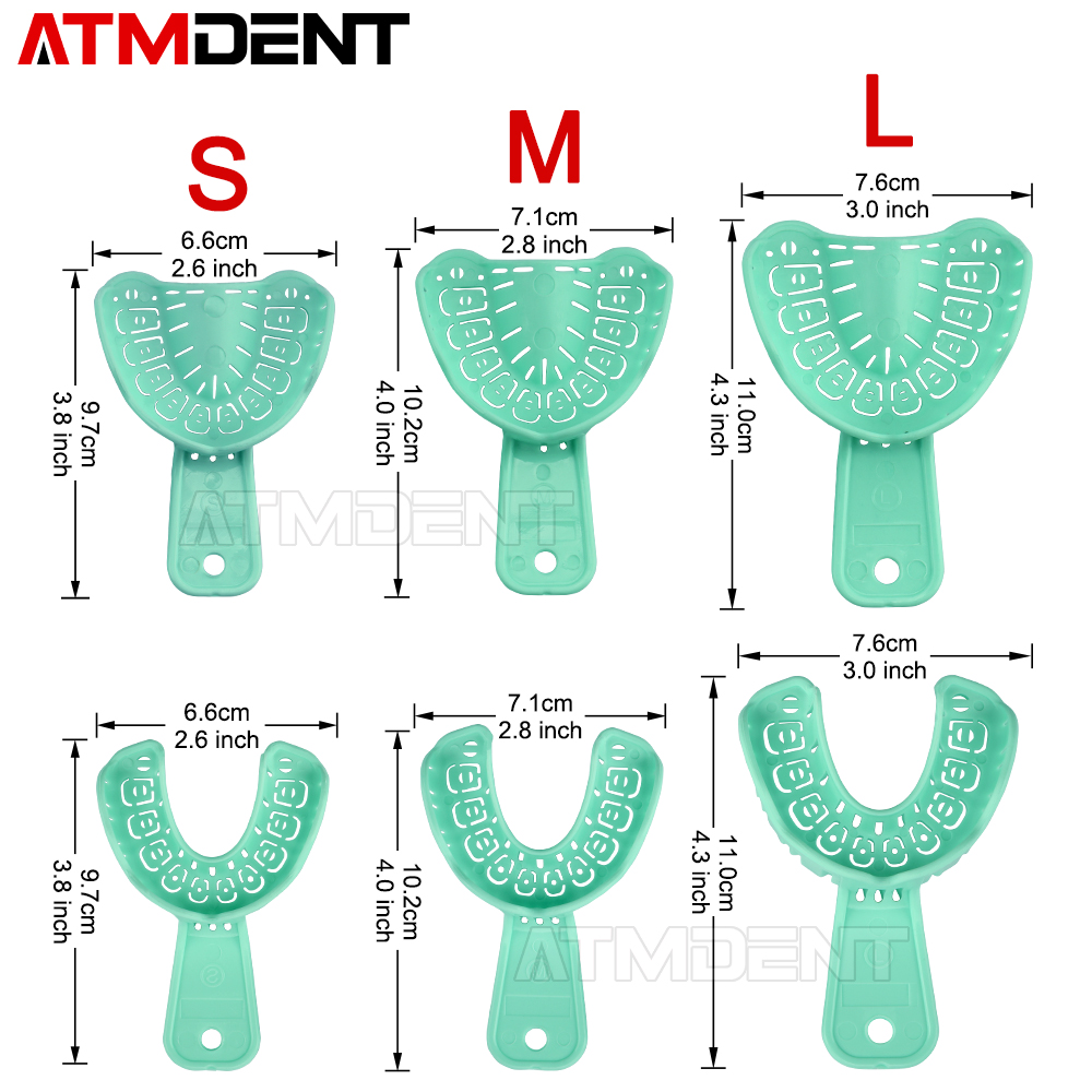 6 unids/set bandeja de plástic - Teeth Whitening Trays reseña y precio